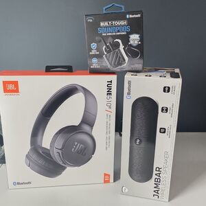 Set Of 3! JBL Headphones, IHip Jambar & Soundpods